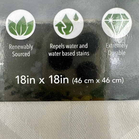 Set of 12 Napkins (Three 4 Packs) 18 x 18 inch Ecru NIP - Picture 4 of 7